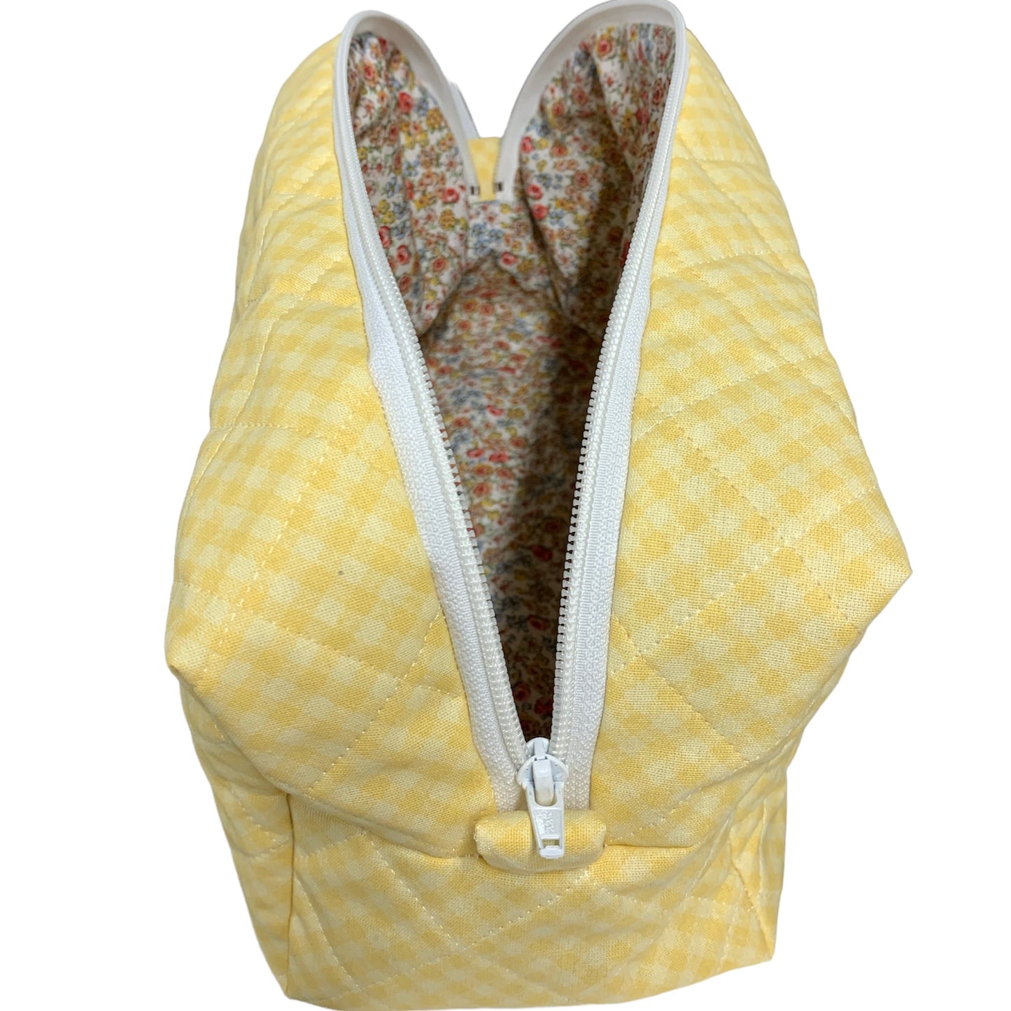 Trousse Vichy jaune