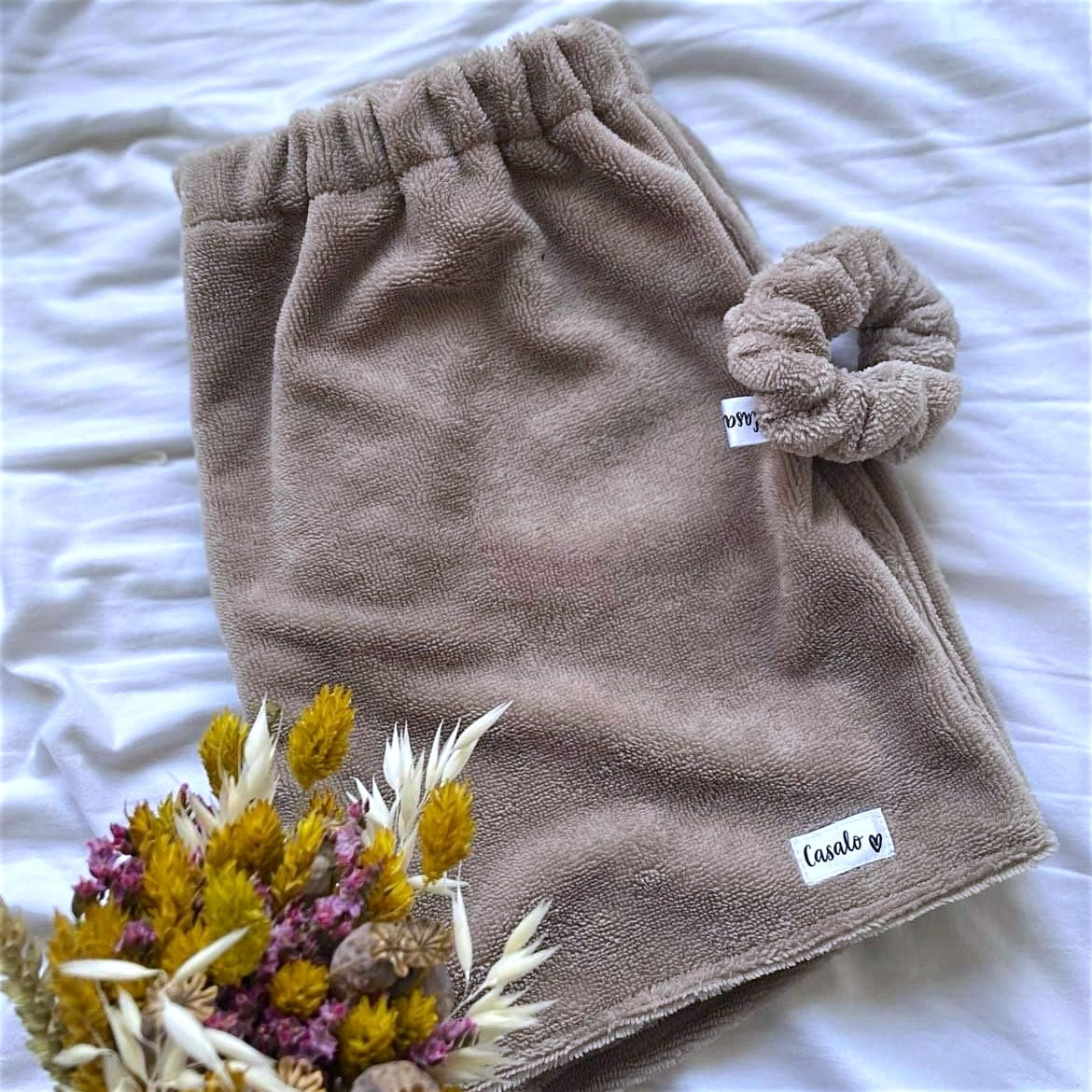 Short Éponge beige