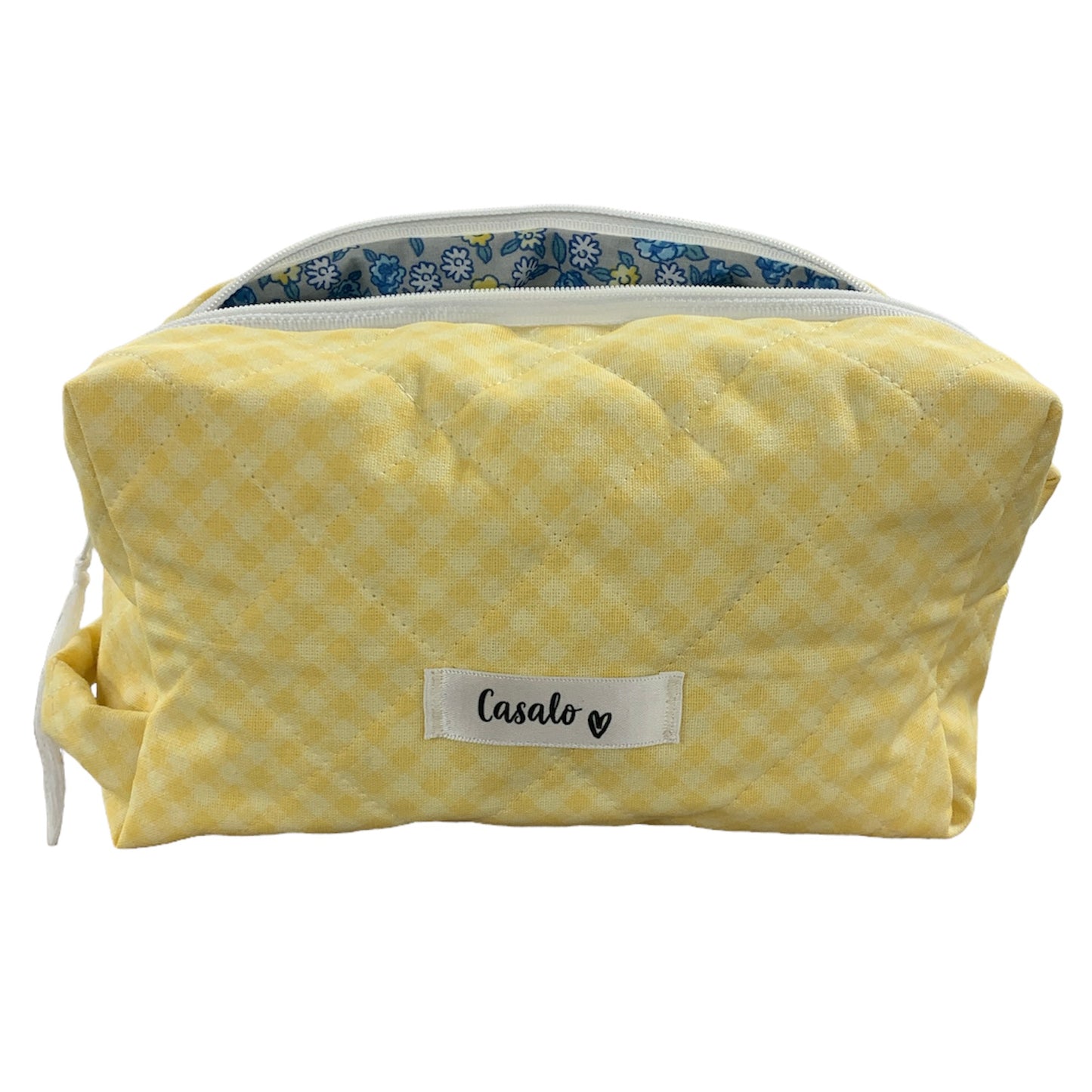 Trousse Vichy jaune